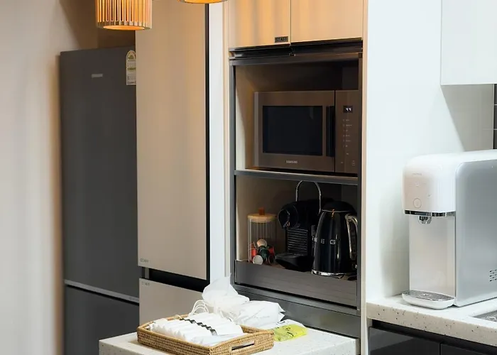 Hue 4 Queen Beds 2 Bath 8pax Near Kspo Dome Appartement