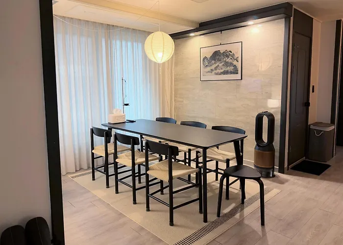 Hue 4 Queen Beds 2 Bath 8pax Near Kspo Dome Appartement Seoel