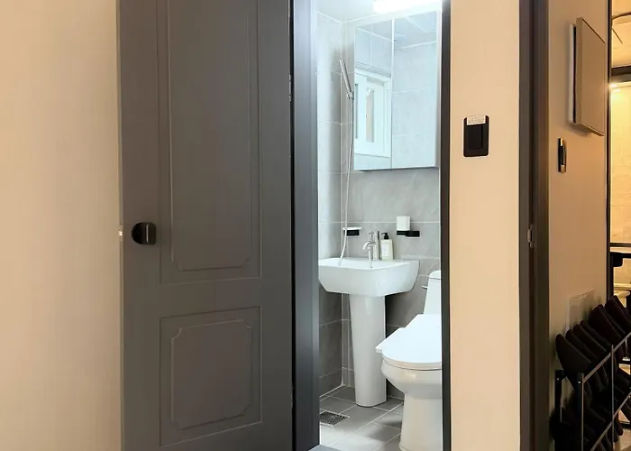 Hue 4 Queen Beds 2 Bath 8pax Near Kspo Dome Appartement